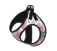 Oil Painting Paris Eiffel Tower Pet Leash Vest For Small Dogs Cats Reflective Adjustable Soft Outdoor Walking Hiking Training