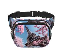 Oil Painting Paris Eiffel Tower Unisex Fashion Waist Packs, Stylish Fanny Packs for Workouts, Running, Traveling, and Hiking