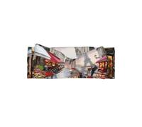 Oil Painting Paris Street Scene Eiffel Tower Print Baby Bow Headband – Gift for Newborns, Perfect for Infant, Girls – Sweet Princess Hair Accessories