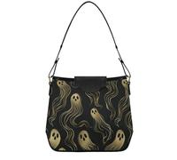 Oil Painting Peacock Olive Shoulder Bag Trendy Purses Handbags Tote Bag with Removable Straps for Work Travel Gym, Old Slow Style Ghosts Gold Black, One Size