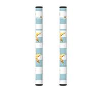 Oil Painting Star 2Pcs Refrigerator Door Handle Covers, Sea Ocean Kitchen Appliance Handle Cover for Fridge Microwave Stove Oven Dishwasher Decor