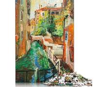 Oil Painting The Grand Can Puzzle Brain Teaser Premium Cardboard Jigsaw Puzzle for Kids And Adults Age 12 Years Up 1000pcs (38x26cm)