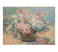 oil paintingJigsaw Puzzles for Adults 500, Puzzles for Adults, Challenging Puzzles, Puzzle Game for The Whole for Women, Gifts for Men (Hearing flowers blooming)