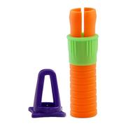 Oil Pastel Extender - 6x1.2cm PP Holder Drawing Stick Lengthener Pen Cover Sharpener Tool | Crayon Wax Chalk Accessory Artist Painting Supply | Grip Control Precision Detail Coloring Support