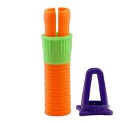 Oil Pastel Extender with Pencil Sharpener - Crayon Pen Extender fór Artists | Oil Painting Stick Extënder | Pen Cover Design, Sturdy Chalk Holder for Kids, Gift for Friends Family, Portable 6cm