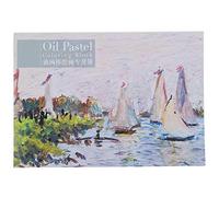 Oil Pastel Pad, A4 20 Sheets Oil Pastel Paper Pad for Oil Pastel Painting 210 x 297mm
