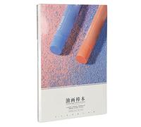 Oil Pastel Paint Paper Pure Wood Pulp Strong Adhesion Easy Coloring for Artists and Kids (21x14.8cm A5)