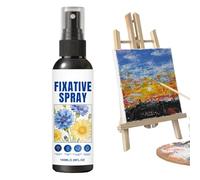 Oil Pastel Protective Spray | 100ML Color Protection Liquid | No-Yellowing Clear Art Painting Protection Spray | for Adult Student Friend Youth Beginner Charcoal Pencil Canvas Craft