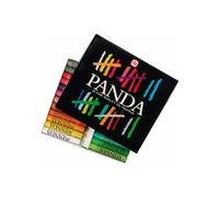 Oil Pastels - Panda - Set of 24 - Soft - Multi-Supports - Unisex