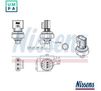 Turbocharger oil line 935201 NISSENS for FORD VOLVO