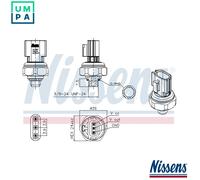 Turbocharger oil line 935201 NISSENS for FORD VOLVO