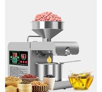 Oil Press Machine, 820W Automatic Hot/Cold Electric Extractor with Adjustable Temperature and High Oil Yield, Pressing Speed: 3-5KG/h