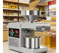 Oil Press Machine,820W Automatic Oil Making, Hot and Cold Press Oil Machine,Automatic Oil Extractor,with 600W Heater, Seeds Nuts Oil Expeller with Intelligent Temp Control