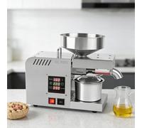 Oil Press Machine, Automatic 3-5 Kg/h, Stainless Steel Hot & Cold Extractor, Digital Temperature Control, High Oil Yield for Olive, Sunflower, Walnut, Sesame