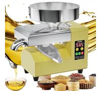 Oil Press Machine - Automatic Hot Cold Oil Extractor for Home & Commercial Use, Ideal for Walnut, Olive, Avocado, Peanut, Soybean, Sesame, Coconut, Sunflower Seeds