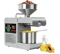 Oil Press Machine - Automatic Oil Extractor for Home and Commercial Use, 850W, Temperature Range 104~572°F, Perfect for Extracting Oils from Nuts and Seeds