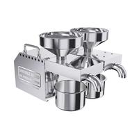 Oil Press Machine Automatic Stainless Steel Cold/Heat Extractor | Oil Press Machine for Home Cooking - Automatic Cold/Hot Oil Extractor for Nuts, Peanuts, Sesame, and More