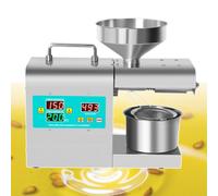 Oil Press Machine - Electric Cold & Hot Oil Press Automatic Oil Maker For Home Commercial | Stainless Steel Material | Peanut, Soybean | Pressing Speed 2-5 Kg/H