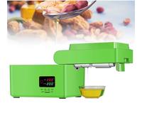 Oil Press Machine with Digital Temperature Control, Low Noise, Compact Design, Built-In Storage Box for Efficient Home Seed Oil Extraction