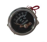 Oil Pressure Gauge 0 to 100 Psi for Trucks - Chrome-plated Analog Dashboard Gauge Having 12v Compatibility A20pe-10 Model Black/white Dial
