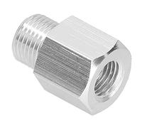 Oil Pressure Sensor Fitting, M16 1.5 to 1/4 NPT Aluminum Alloy Adapter, GM LS Series Engines, Fit with Sealing Washer for Common Sensors or Fittings, Top-rear Installation