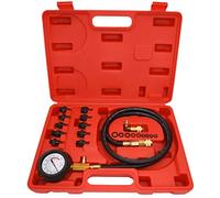 Oil Pressure Tester Kit, 0-140 PSI Engine Oil Pressure Tester Gauge Tool Kit for Cars ATVs Trucks Use.