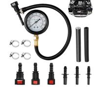 Oil Pressure Tester Kit - Complete Multiple Adapters Universal Car Tools | Automotive Pump Pressure Gauge,for Truck Motorcycle Vehicles Garage Workshop
