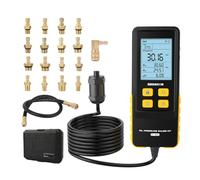 Oil Pressure Tester Tool, 0-426 PSI 0~29bar Digital Engine Oil Pressure Test Diagnostic Tools Set with Test Hose & 17 Connectors