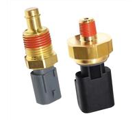Oil pressure transmitter Compatible With 2 Pack Engine Oil Pressure Sensor Sender Switch Coolant Temperature OEM: 5149062AA 5149077AB
