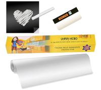 Oil Proof Wall Stickers for Kitchen - Shiny Hero Waterproof Transparent Plastic Foil Heat Resistant Self-Adhesive Removable Clear Vinyl Film Protector Contact Paper Backsplash Peel and Stick Wallpaper