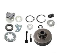 Oil Pump and Clutch Drum Rim Sprocket Kit for MS381 038 Chainsaw, Replacement Kit with OEM 1119-640-3200, Includes Complete Oil Pump Assembly and Clutch Drum with Rim Sprocket, 3/8 7T