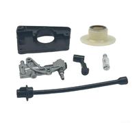 Oil Pump Assembly Kit Compatible With 4500 5200 5800 Chainsaws For 45cc 52cc 58cc Engines Metal For Worm Gear Lubrication System With Filter And Hose For Garden Power Tools Easy Install Replacement