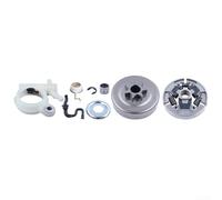 Oil Pump Clutch Drum Replacement Kit for MS251 MS231 MS231C MS251C Chainsaws Featuring Worm Gear Sprocket and Fuel Hose Compatible with Part 1143 640 2002