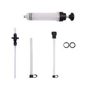Oil pump Engine Oil Fluid Pump Vacuum Manual Inhalation Syringe Style Cooolant Transfer Translucent Car Engine Oil Pumps(200cc with switch)