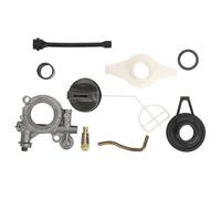 Oil Pump Gear Kit Durable Replacement for Chainsaw 372XP 365 371 385 390 362 570 575 576 Metal Plastic