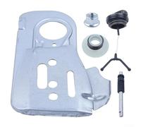 Oil Pump Inner Bar Guide Kit for 445 450 E II Chainsaw Replacement for 544094001 Includes Guide Plate Oil Pump Shaft Worm Gear Oil Cap Bar Nut Metal Easy Installation Fits 445E 450E for X-TORQ Models