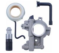 Oil Pump Oiler Worm Gear Kit for Stihl MS660 066 MS650 065 MS 660 650 Chainsaw 1122 640 3205 Replacement Spare Parts