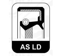 Oil pump shaft seal ACM (Polyacrylate) 431.060 ELRING for SAAB RENAULT OPEL