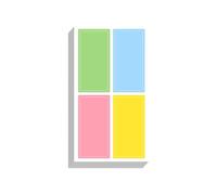 Oil Resistant Personalizes Stickers Colorful Adhesive Name Sign Waterproof Paper Labels School Organization for Children Oil Resistant Labels for School Supplies