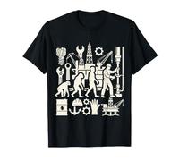 Oil Rig Worker Evolution Offshore Platform Drilling Design T-Shirt