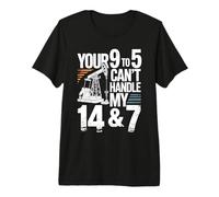 Oil Rig Worker Oil Worker Oilman Oilfield Drilling Premium T-Shirt