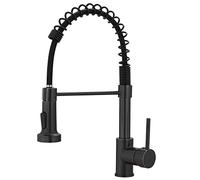 Oil Rubbed Bronze Kitchen Faucet,AIMADI Commercial Single Handle Single Hole Bronze Kitchen Faucet with Pull Down Sprayer grifo para fregaderos de cocina