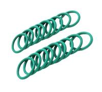 Oil seal 10/50Pcs FKM Sealing O-Ring CS 3.5mm OD 10mm ~ 155mm Green Fluororubber Rubber High Temperature Acid Alkali Oil Resistant Gasket(OD 34MM ID 27MM_CS 3.5MM)