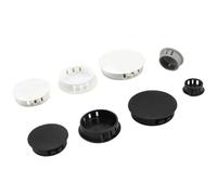 Oil Seal 10PCS 100PCS Cable Pipe Quick Cap Hole Plug Cover End M5 To M28 Plastic Blind Cover Cap(50PCS_M12_N)