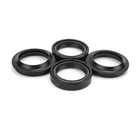 Oil Seal Fork Dust Seal Motorcycle Front Fork Oil Seal Rubber Durable Resistant for Black 39x52x11mm 4Pcs