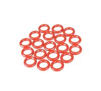 Oil Seal Replacement 20pcs 45x4 45 * 4 46x4 46 * 4 48x4 48 * 4 50x4 50 * 4 4MM Thickness Food Grade Red Silicone Oil Seal O Ring O-Ring Crankshaft Seal(50mm OD)