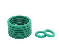 Oil Seal Thickness CS1/1.2/1.5mm Green FKM O-ring FPM Fluorine Rubber Sealing Gasket Elasticity Rubber Washer Ring Spot Wholesale(OD19xCS1.2-50pcs)