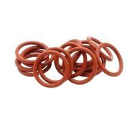 Oil SealI 10pcs VMQ O Ring Seal Gasket Thickness CS 3mm OD 10~70mm Silicone Rubber Insulated Waterproof Washer Round Shape Nontoxi Red(OD 28MM ID 22MM_CS 3MM)