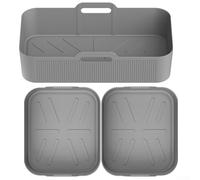 Oil Separating Silicone Pad for AF500 Air Fryer Fits 5L and 10L Models for Easy Use (3 Gray)