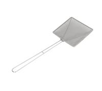 Oil Shovel Strainer 304 Stainless Steel Professional Grade Square Fine Mesh Skimmer Slotted Spoon Cooking Frying Oil Filter Kitchen Tools 38cm Handle Proof